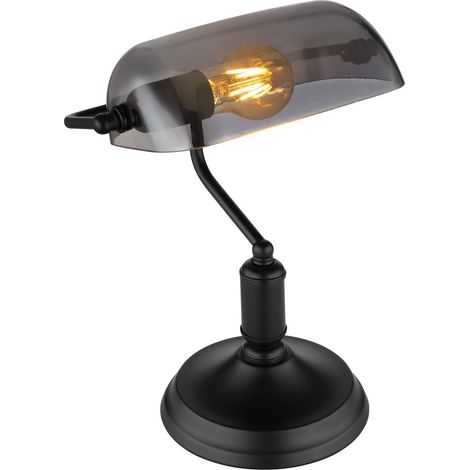 Globo - lámpara de mesa - Antique - negro - metal - lámpara de (1/5)