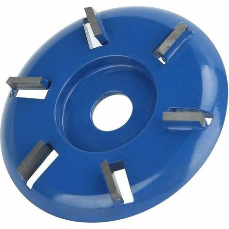 Disque pour meuleuse d'angle pour la sculpture sur bois, lame de tronçonneuse à 6 dents, outils de travail du bois (lame plate) (1/5)