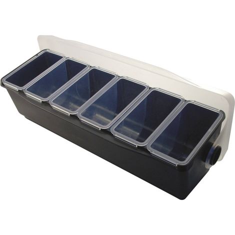 Dispenser portafrutta 6 posti con coperchio professionale The Bars