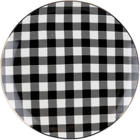 Florina Winter Glam Grid Tiefer Teller 21,5 cm