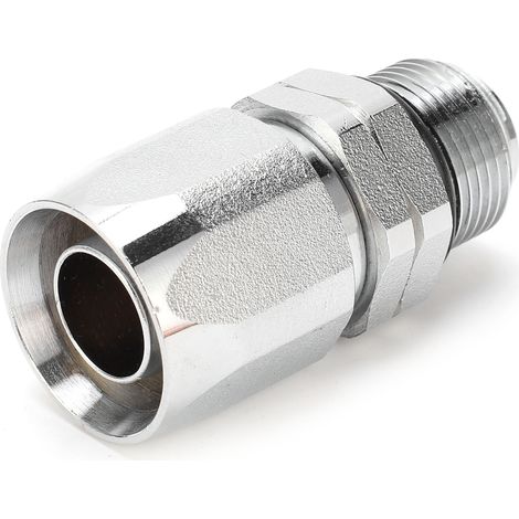 Raccord de tuyau d'huile en laiton plaqué 3/4 po, adaptateur pour tube, accessoires pour machines à huiler, flexible (1/5)