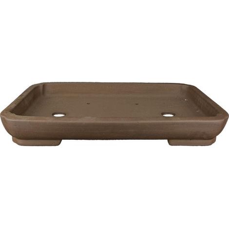 Vaso per bonsai rettangolare in gres 54,5x34,5x6 cm - L89b