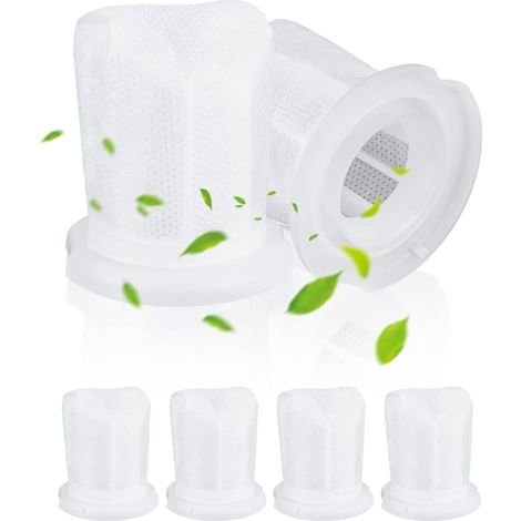 6 cartuchos de filtro para aspiradora inalámbrica Vorwerk Kobold VC100, filtro de polvo, filtro de repuesto para aspiradora de mano. (1/5)