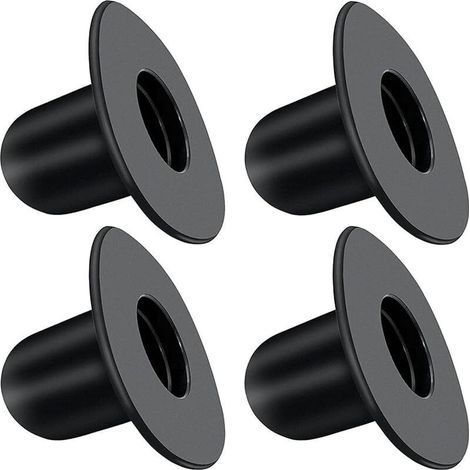 4 Pack Practical and Durable Replacement Swimming Pool Filter Caps Compatible with Intex and Bestway (Black) (1/5)
