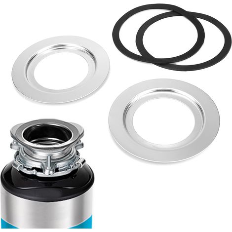 Adaptateur pour broyeur de déchets alimentaires d'évier en acier inoxydable 180 mm à 114 mm : accessoires et pièces détachées (1/5)