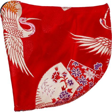 Car customization accessories, Chinese style dust cover, trendy gear shift dust cover, floral pattern - Red Crane (1/4)