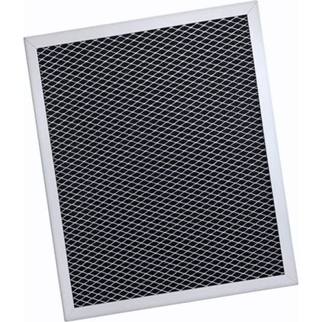 Filtre A Charbon - Pour Hotte De Cuisinière - Compatible Avec Modèles 41F 97007696 97005687 1172266 51113711 - 267 X 222 X 9 Mm - Aluminium - 1 Pièce (1/5)
