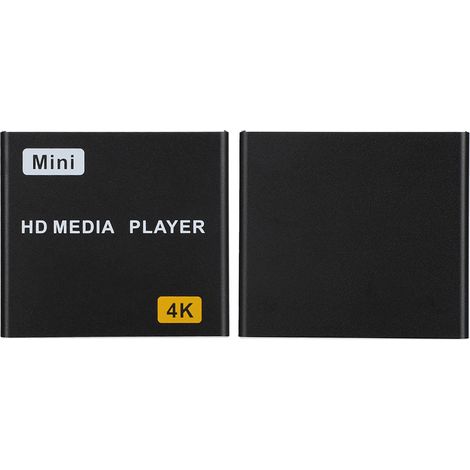 Lecteur Multimédia 4K HDR avec HDMI, USB et Sortie Audio Optique, Compatible Home Cinéma - Alimentation 100-240V (1/5)