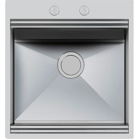 Foster Milano 1011 050 Fregadero empotrado Rectangular Acero inoxidable (1/3)