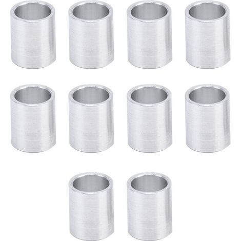 10 Pièces Entretoises Rondes en Alliage d'Aluminium Diamètre 10mm 12mm, Écarts de Montage (1/5)