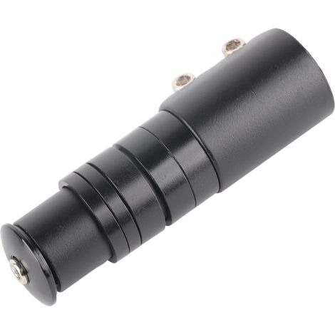 Rehausseur de potence vélo noir en alliage d'aluminium pour fourche avant, rallonge de tube (1/5)