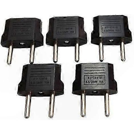 Universeller 5-fach-Reiseadapter für amerikanische und europäische Stecker, weltweit einsetzbares Ladegerät (1/5)