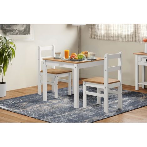 Corona White Wax Rio Dining Set (1/5)