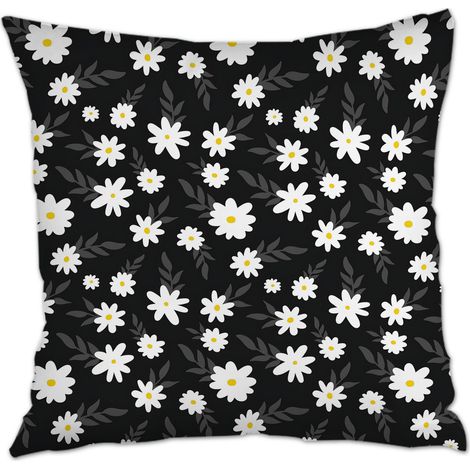 Housse de coussin 45x45 cm en polyester résistant aux tachespour canapé fauteuil lit chaise décoratif de ferme (1/5)