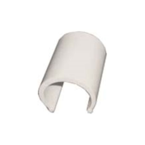 Clips pvc bianco per serre - per tubi da ø mm.30 1 confezione