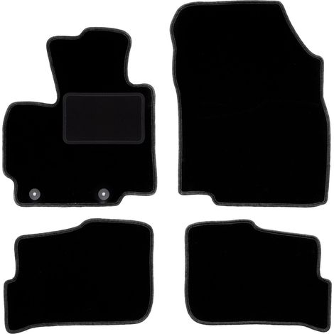 Tapis en velours noir pour : Mitsubishi Space Star II à hayon (2013-) (1/5)