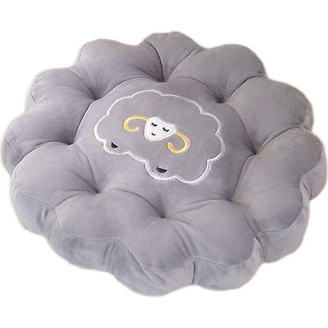 Coussins de siège décoratifs super doux et confortables Oreillers de sol de dessin animé pour les enfants ronds (1/4)