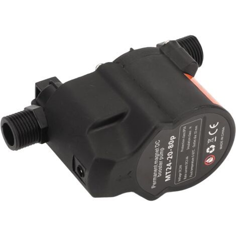Pompe de surpression d'eau, petite pompe de recirculation de surpresseur de douche à faible bruit entièrement automatique DC 24V