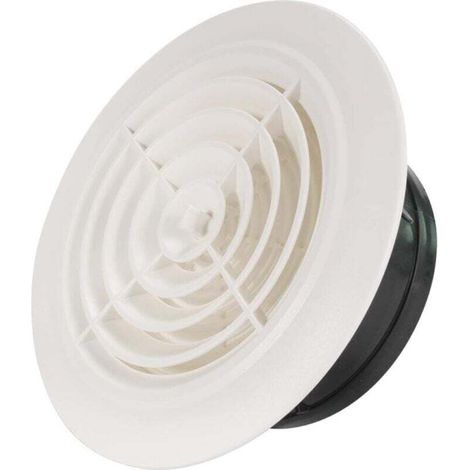 Grille de ventilation réglable Ulisem 150 mm, ouverture de ventilation ronde