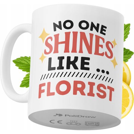 Tazza divertente e umoristica per fiorista, ideale per caffè e tè, con grafica e testo divertenti. Perfetta per compleanni, onomastici e festività. Tazza premium per occasioni speciali, per casa, uffi