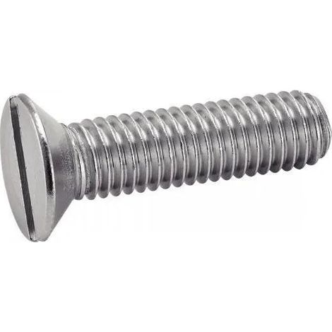 Acton Metall-Schraube A2 Edelstahl, Senkkopf, Schlitz 6x25 mm