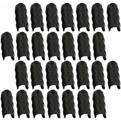30pcs 32mm Serre Clips,Pinces à Tuyau pour la Fixation des Housses au Jardin Serres,des Films,des Plantes (1/5)