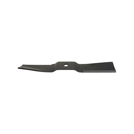 Cuchilla adaptable para cortacésped autopropulsado Iseki modelos SSM54, SF200 y SF300 - L: 473 mm, diámetro central: 20,2 mm. Reemplaza origen