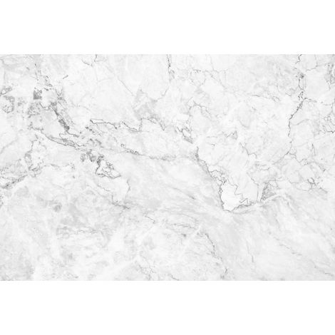 Papier peint panoramique moderne marbre gris | Tapisserie panoramique marbre idéale salle de bain | Papier peint panoramique salon tendance - 384 X 260 cm (8 pièces) (1/3)