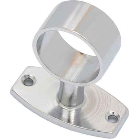 PASSANTE TUBO CORRIMANO OTTONE CROM D 25MM Q.TA 5