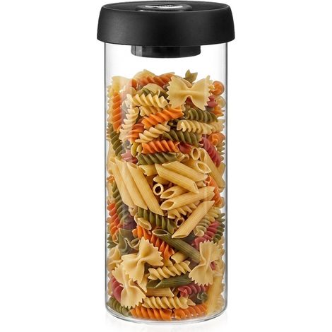 Recipiente de vidrio para productos a granel con tapa herm茅tica, 1,2 l (1/5)