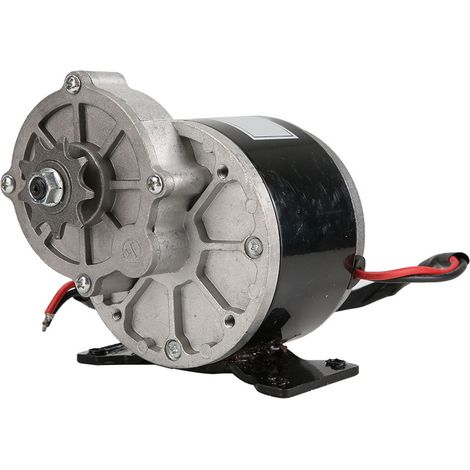 Moteur électrique à réduction par engrenages 12 V 250 W avec pignon à 9 dents, moteur CC à balais, réducteur pour vélo électrique et scooter. (1/5)