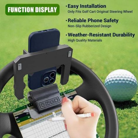 Golf cart steering wheel phone holder, a very popular product (1/5)