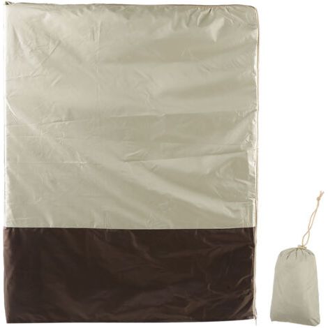 QORVA-Housse de lit pliable, anti-poussière, imperméable, protection pour intérieur et extérieur, 85 x 33 x 107 cm (1/5)