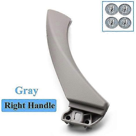 Poignée de porte intérieure gauche (côté conducteur) pour BMW Série 3 E92 Coupé 320i, 330i et 335i (2007-2014) - Gris (1/5)