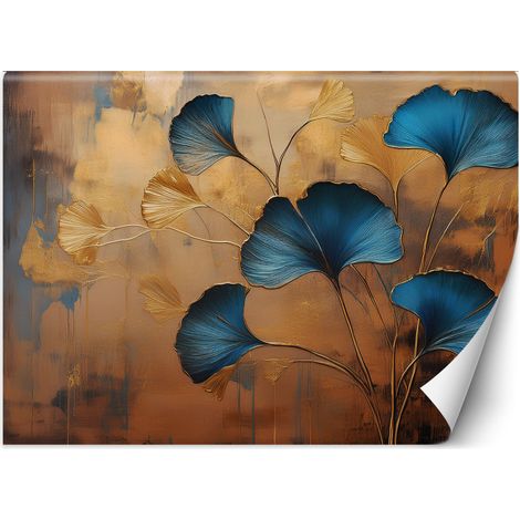 Papier peint Fleurs Ginko Botanica Art Déco 100x70 (1/5)