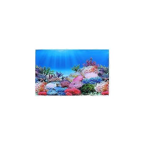 Sticker mural 3D 30x42cm, décor double face pour aquarium (Style G)