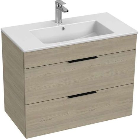 Jika Cube - Mobile con lavello 80x43x61 cm, frassino H4537621765141