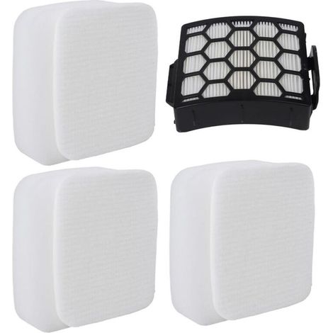 Lot de 6/4 filtres compatibles avec Shark LA300 NV602UK NV702UKT pour aspirateur Mellbree, lot de 6/4 pièces (B) (1/5)