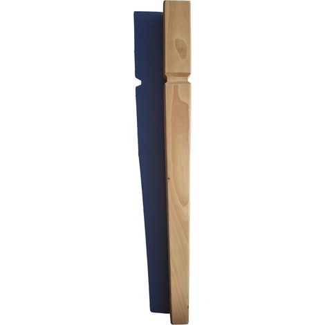 Nr 4 gambe tavolo a spillo in faggio grezze mm 70 x h 750 mod cortina (1/4)