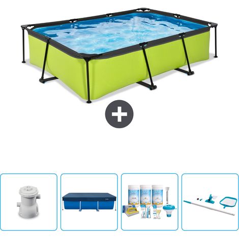 Exit-toys Piscina Exit Rectangular - 300x200x65 cm - 7-piezas  SCB65 (1/3)