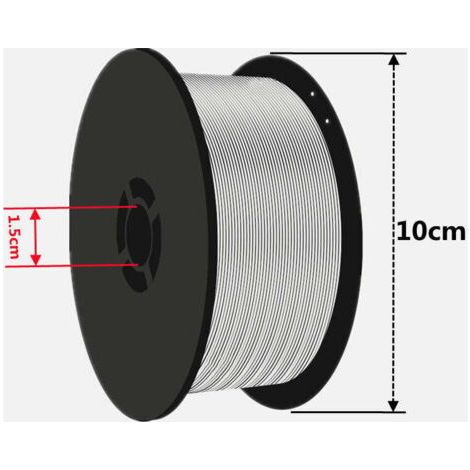 Spule Fülldraht ohne Gas/MIG-MAG Schweißen Ø:0,8 mm (1kg)