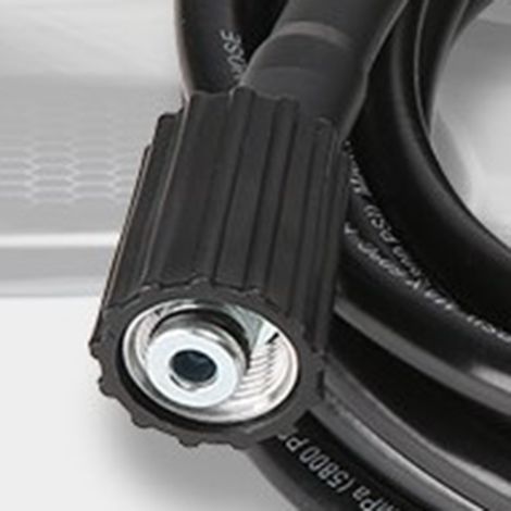 Hochdruck-Wasserschlauch für den Hausgebrauch, Gummi-Ersatzteil für Autowaschpistolen, 5 Meter, M22-Anschluss, 5800 psi (40 MPa) (1/5)