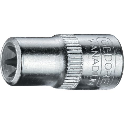 GEDORE Steckschlüsseleinsatz 1/4" Außen-TORX E8, TX 20 E8, 6187990 (1/5)