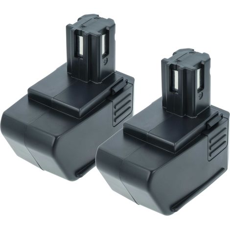 vhbw 2x Akku Ersatz für Hilti SPB105, 265605, 334584, 315078, SBP10 für Werkzeug (2100 mAh, NiMH, 9,6 V)