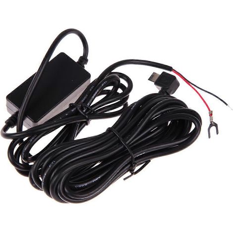 Convertisseur onduleur de puissance pour chargeur de voiture câblé Micro/USB 12 V CC vers 5 V 1,5 A, compatible avec les tablettes, les téléphones portables, les enregistreurs DVR, les GPS, 3,0 mètres (1/5)