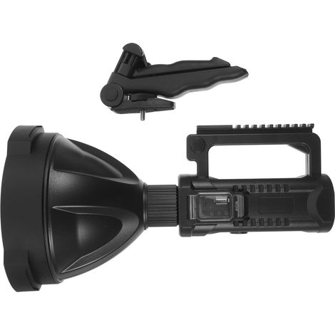 Lampe Torche LED Rechargeable Ultra Puissante 8000mah, Éclairage Extérieur Étanche en Plastique, Charge Rapide pour Camping et Randonnée (1/5)