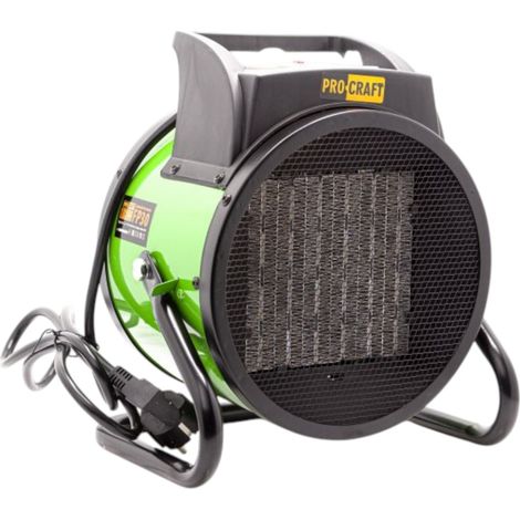 Procraft FP30 Elektro Heizlüfter Heizgerät Heizung 3 kW 3 Leistungsstufen 25/1500/3000 W für Werkstatt, Keller, Baustelle etc. inkl. Überhitzungsschutz