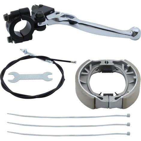 22mm Left Handle Brake Lever for CT200U CT200U-EX BT200X with 67 Inch Rear Drum Brake Cable 105mm Brake Shoe Assembly (1/5)