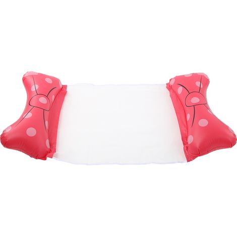Canapé flottant gonflable pour piscine, hamac aquatique portable pour adulte, rouge rosé (1/5)