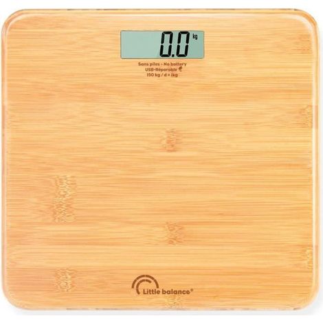 Vascula - LITTLE BALANCE - 8745 - Reparar USB - 150 kg / 100 g - My bamboo (1/3)